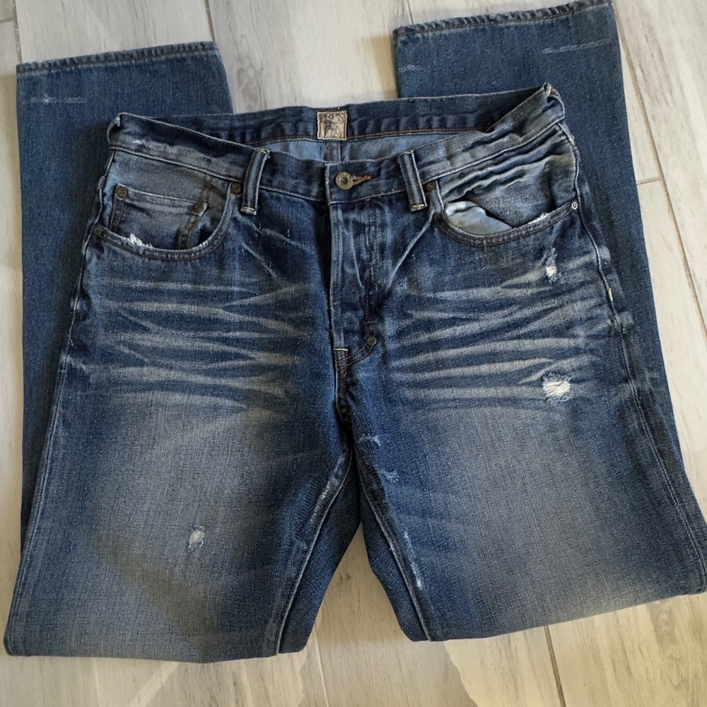 PRPS Premium Denim Jeans Size 34 Distressed Dark Wash